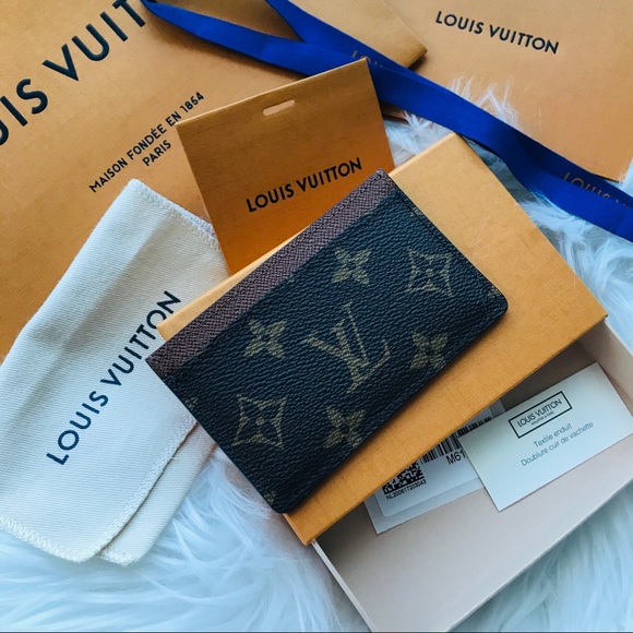 NEW LOUIS VUITTON Card Case Card Holder - Picture 13 of 13